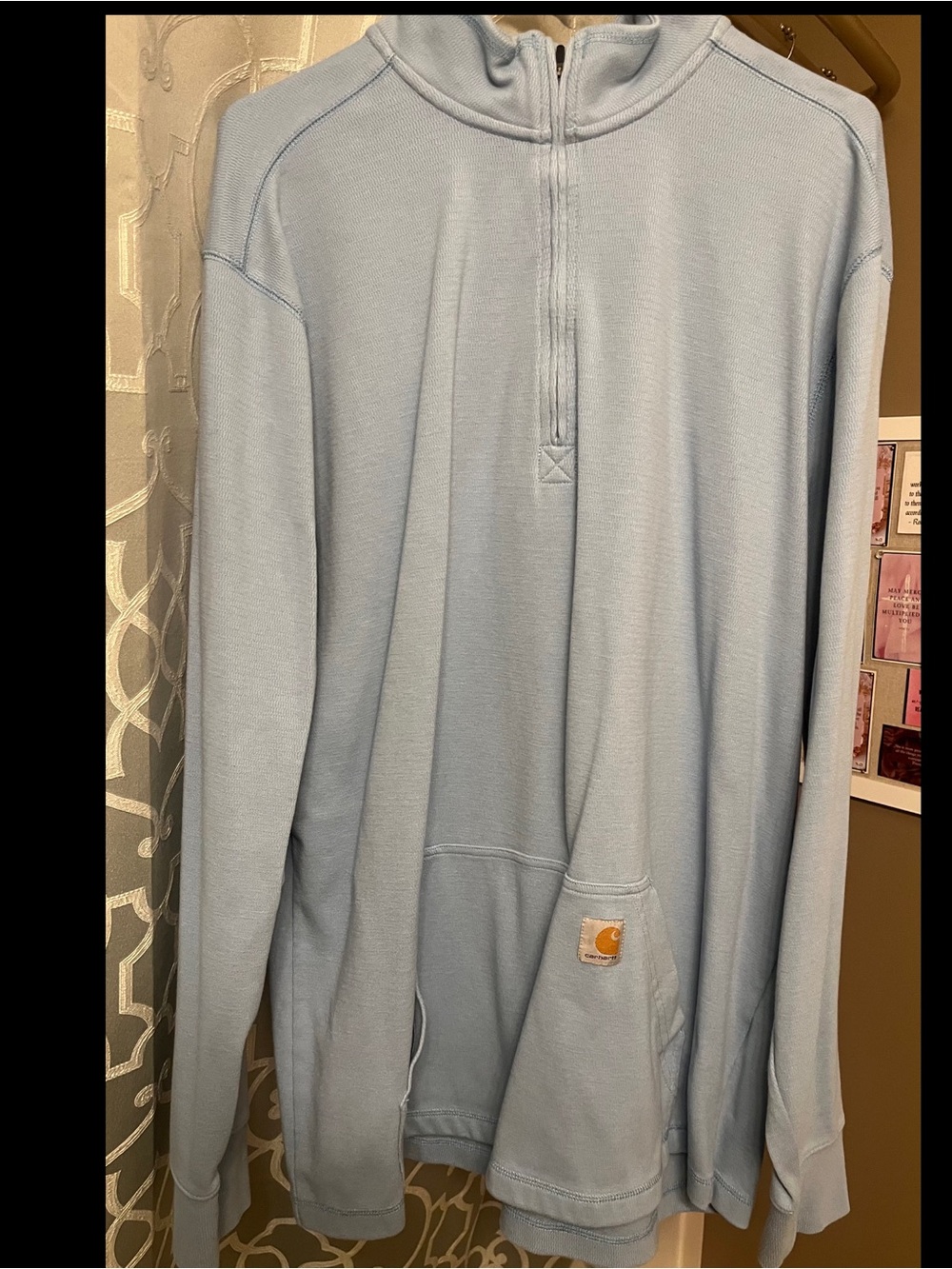Carhartt Light Blue Men’s Crewneck Pullover Sweater
